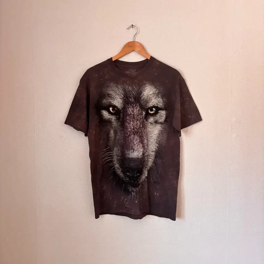 [BUNJANG] The Mountain Authentic M Printing T-Shirt / 더마운틴 정품 M 프린팅 나염 티셔츠 반팔 USA 빈티지 수입