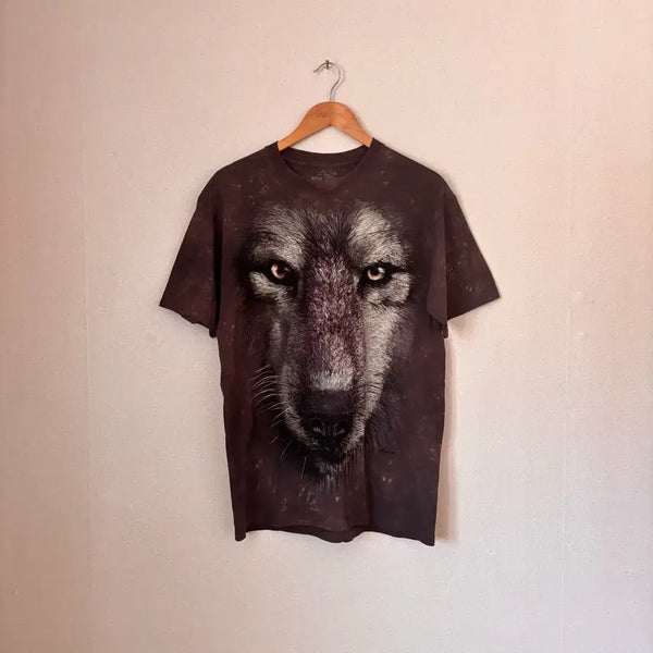 [BUNJANG] The Mountain Authentic M Printing T-Shirt / 더마운틴 정품 M 프린팅 나염 티셔츠 반팔 USA 빈티지 수입