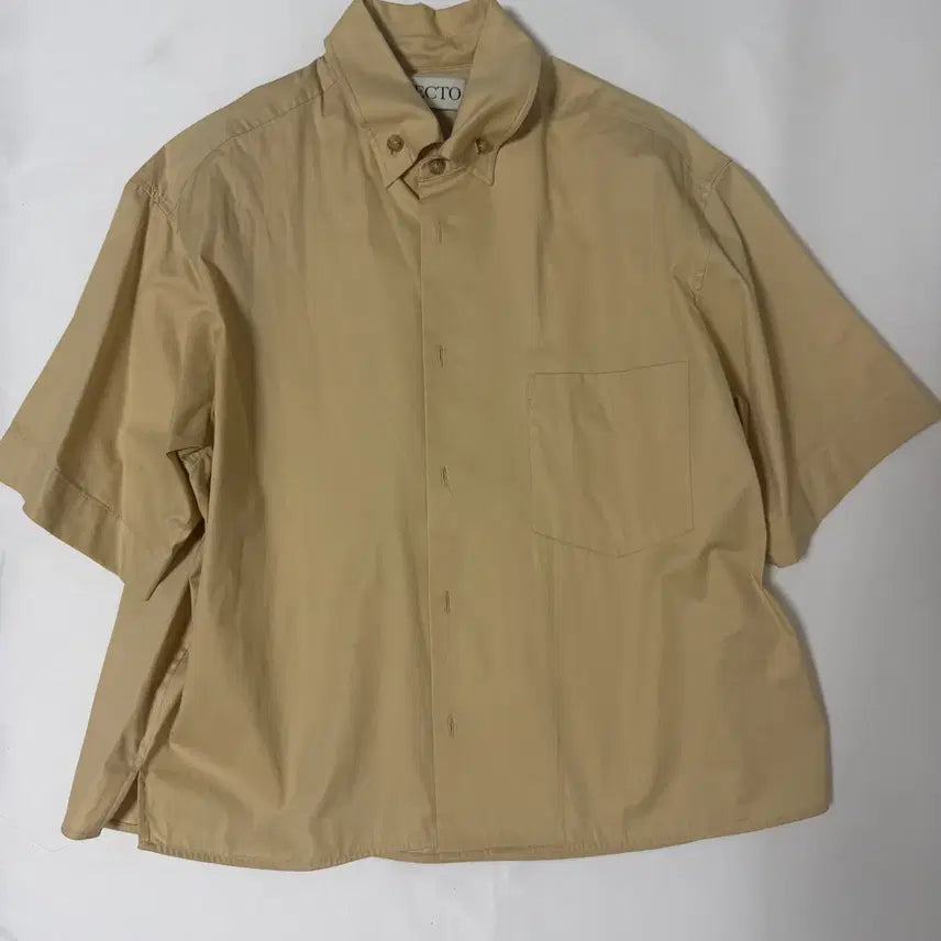 [BUNJANG] Recto Glare Button Down Short Sleeve Shirt M / 렉토(Recto) 글레어 버튼 다운 반팔 셔츠 M