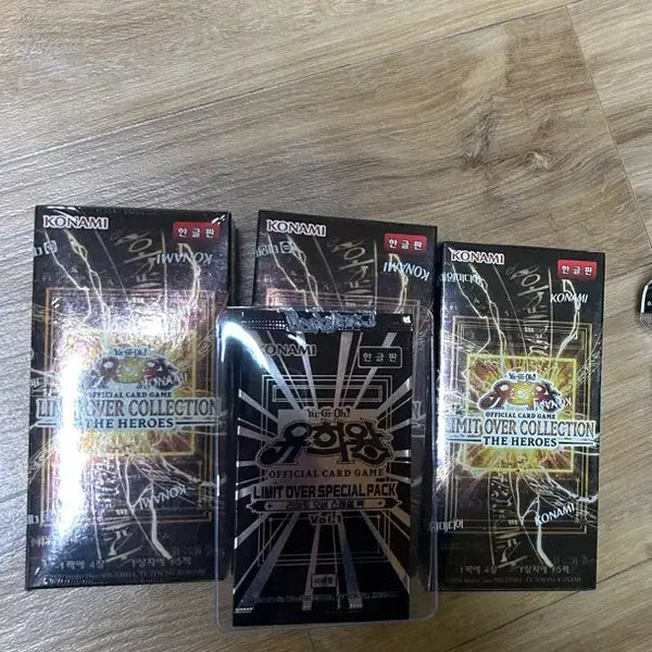 [BUNJANG] Yu-Gi-Oh! Limit Over Collection: The Heroes 5 Boxes + Promo Packs Bundle / 유희왕 리오클 5박스+프로모 판매
