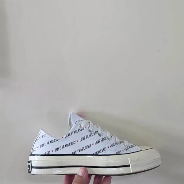[BUNJANG] Converse Chuck 70 Low OX "Love Fearlessly" Leather / [240] 컨버스 척70 로우 OX 레더 러브피어슬리ㅡ단종매물,최저가