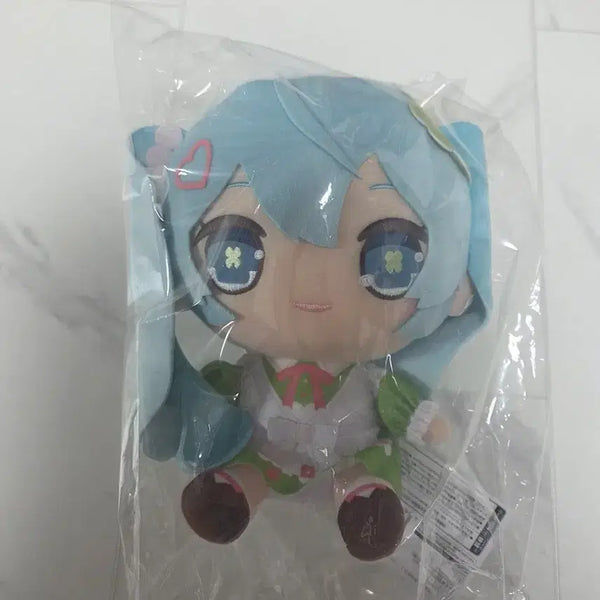 [BUNJANG] Hatsune Miku Kurumaru Big Plush Clover Version / 하츠네 미쿠 큐루마루 빅 누이구루미 클로버 버전