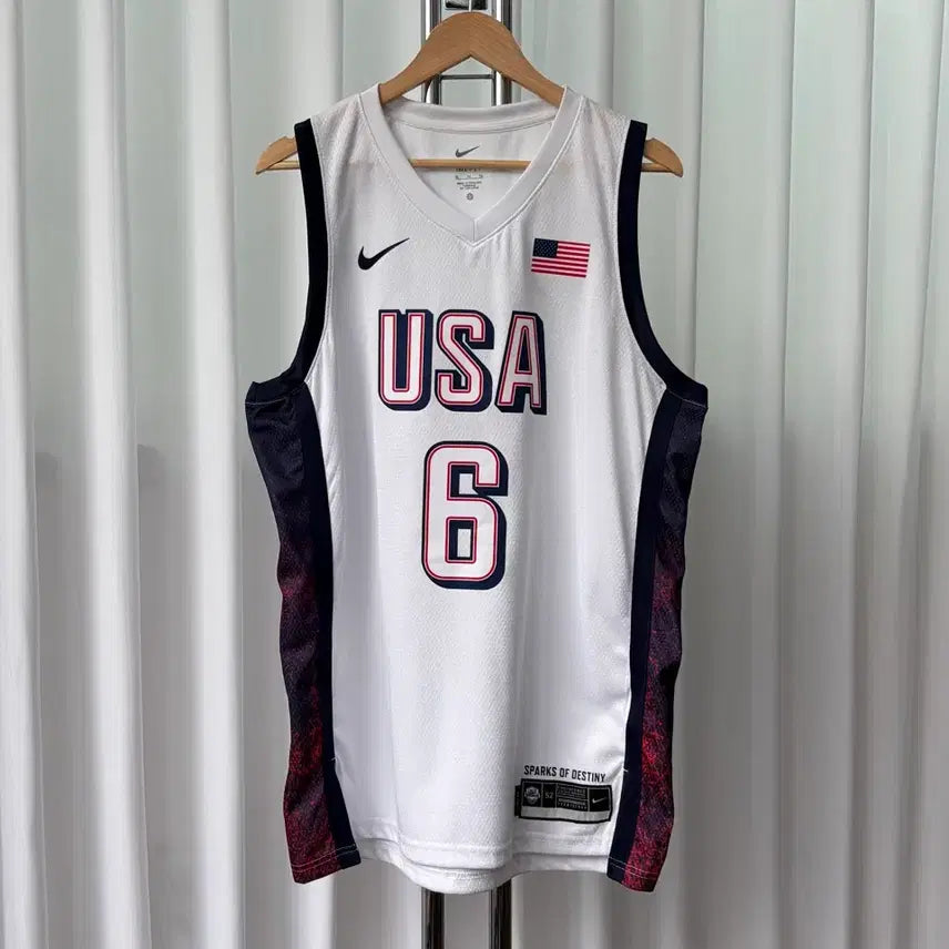 [BUNJANG] Nike USA LeBron James 2024 Paris Olympics Swingman Jersey XL / [XL]나이키 USA 2024 파리올림픽 르브론 제임스 6번 스윙맨 유니