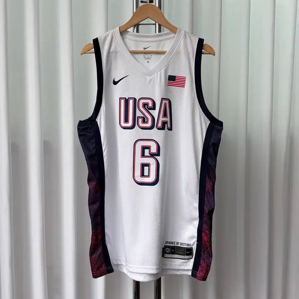 [BUNJANG] Nike USA LeBron James 2024 Paris Olympics Swingman Jersey XL / [XL]나이키 USA 2024 파리올림픽 르브론 제임스 6번 스윙맨 유니
