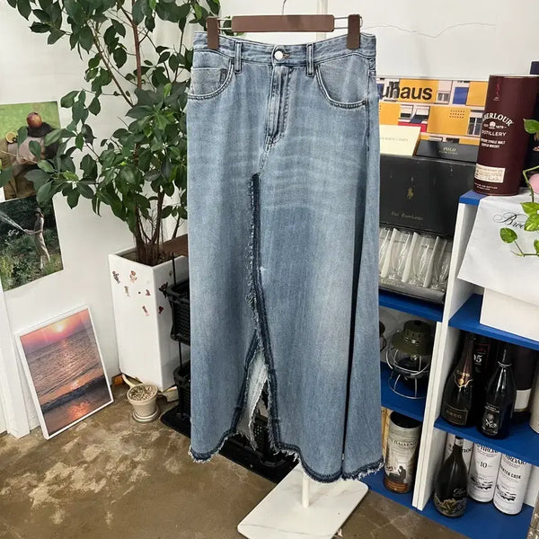 [BUNJANG] MM6 Maison Margiela Denim Skirt Size 42 / MM6 메종마르지엘라 데님 스커트 42