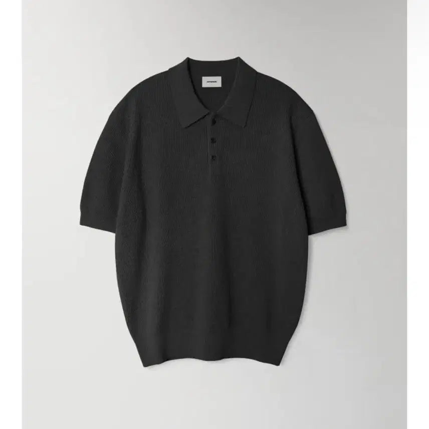 [BUNJANG] The Row Cotton Rib Knit Polo Carbon Grey Size 2 / 새상품) 인더로우 코튼 립 니트 카본그레이 2사이즈 팝니다.