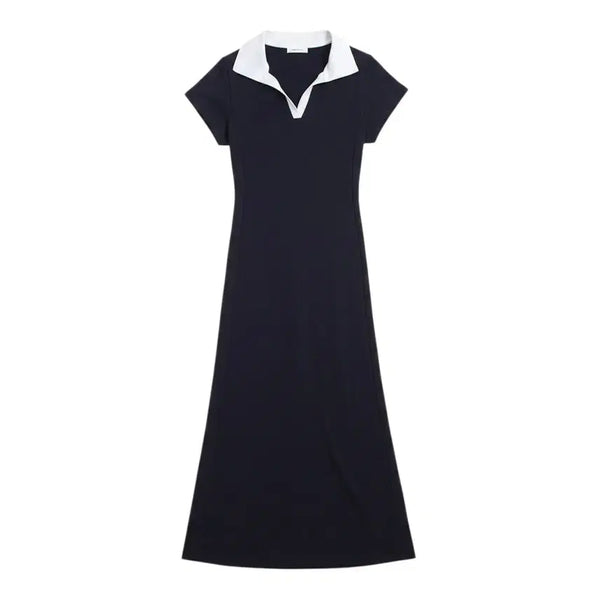 [BUNJANG] ThereSheIs Back Slit Banding Dress Navy / 여성S/ 데얼쉬이즈 뒷트임 밴딩 원피스NV 0-14