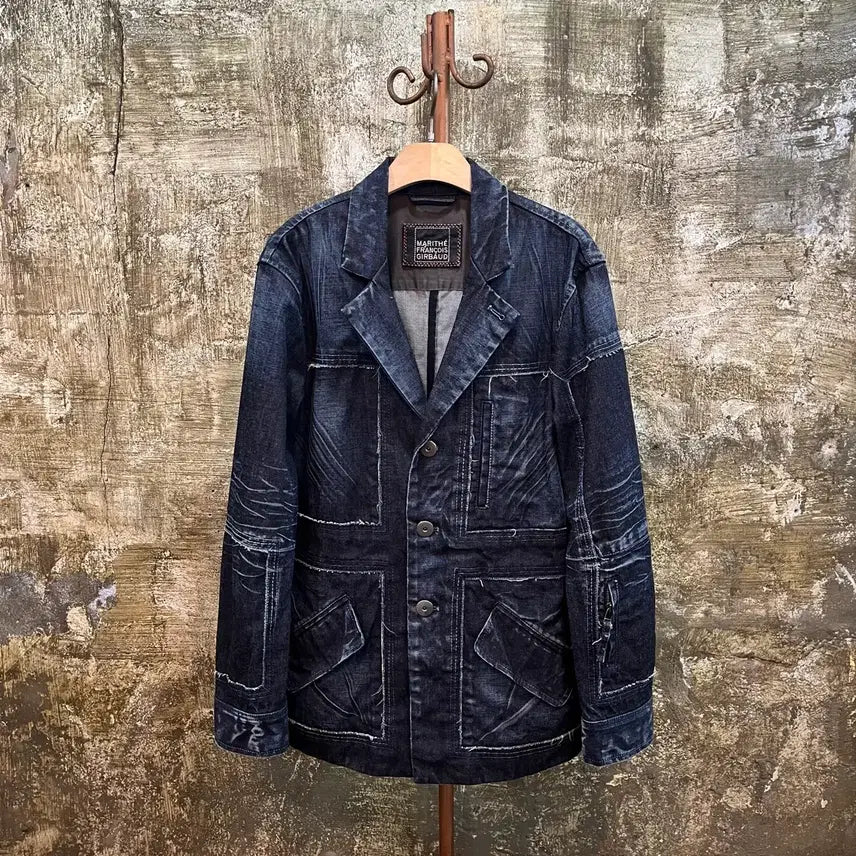 [BUNJANG] 00s Marithe Francois Girbaud Denim Jacket Y2K Vintage / 00s Early 마리떼 프랑소와 저버 데님 자켓 Y2K 일본 빈티지
