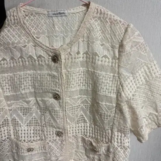 [BUNJANG] Roem Lace Blouse Cardigan / 로엠 블라우스 가디건