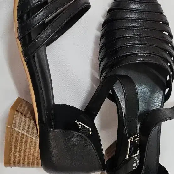 [BUNJANG] Beverly Hills Polo Club Leather Sandals (240) / 비버리힐스폴로  미착용 스트랩 가죽 샌들 240