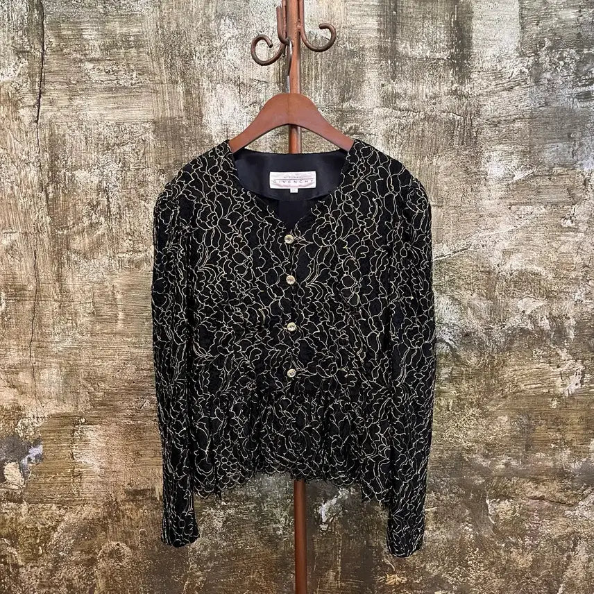 [BUNJANG] Givenchy 90s Lace Blouse Jacket Vintage / 90s 지방시 레이스 블라우스 자켓 일본 빈티지