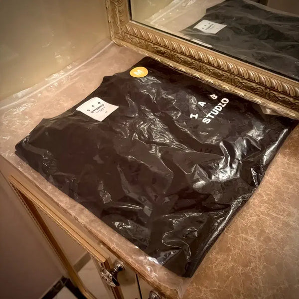 [BUNJANG] IAB Studio Black T-shirt M / 아이앱 스튜티오 티셔츠 블랙 M 새상품