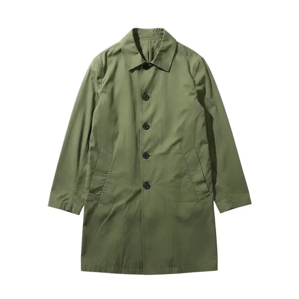 [BUNJANG] ROSSO Trench Long Jacket KH 0-20 / 남성M/ ROSSO 트렌치 롱 자켓KH 0-20