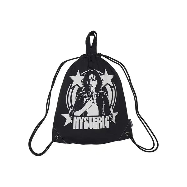 [BUNJANG] Hysteric Glamour 26ss Banana Girl Gym Sack Black / 히스테릭 글래머 26ss 바나나걸 짐색 블랙