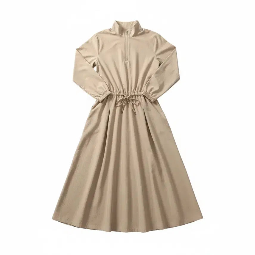 [BUNJANG] Pick Me Beige String Dress / 여성F/ 픽미 베이지 스트링 원피스 0-25