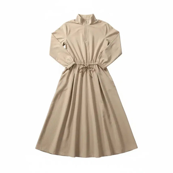 [BUNJANG] Pick Me Beige String Dress / 여성F/ 픽미 베이지 스트링 원피스 0-25