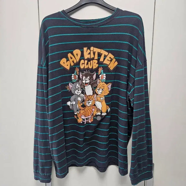 [BUNJANG] Printing Long Sleeve T-Shirt / 프린팅 긴팔 티셔츠