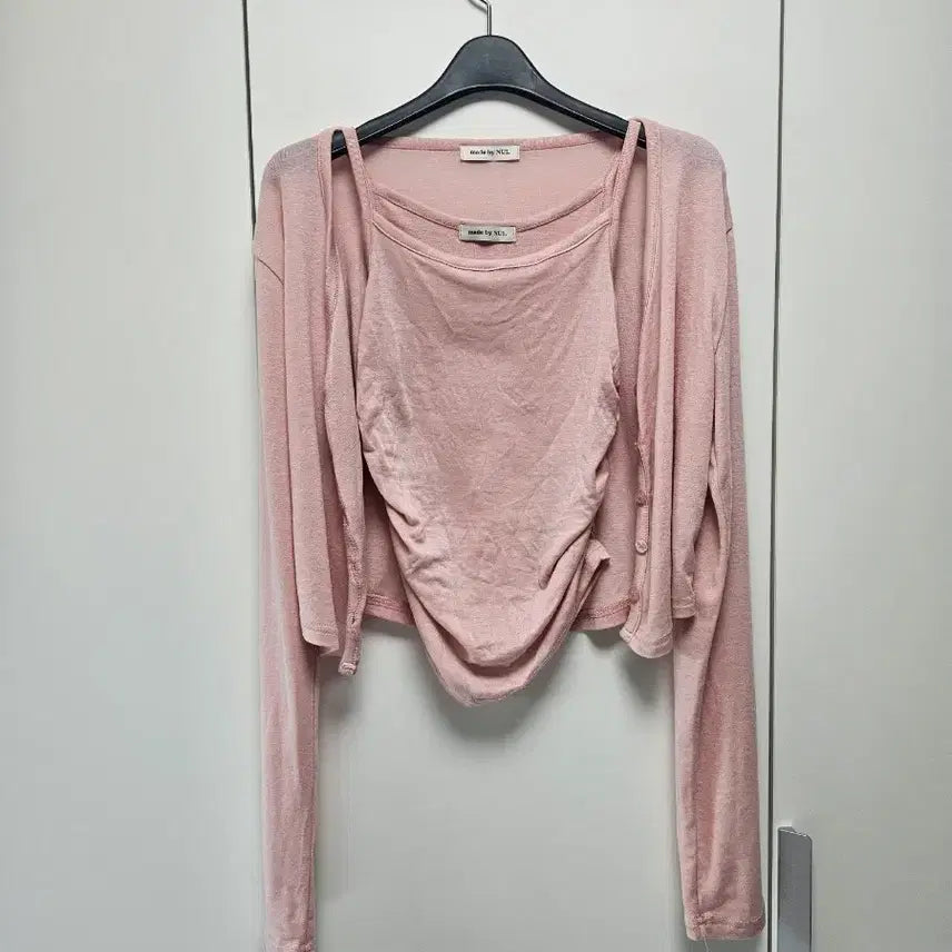 [BUNJANG] Ennuell Shirring Camisole Cardigan Set / 새상품/엔뉴엘셔링나시가디건세트