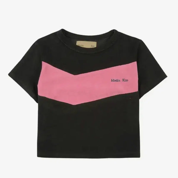 [BUNJANG] Matin Kim Terry Crop Top - Charcoal / 마뗑킴 TERRY CROP TOP IN CHARCOAL