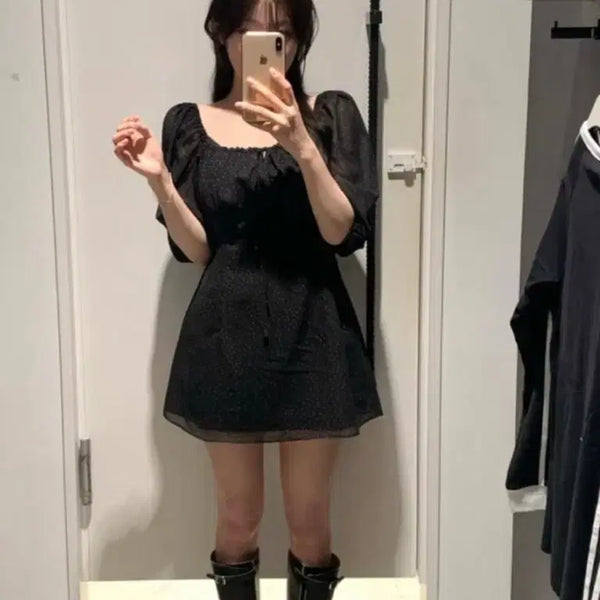 [BUNJANG] Verni Market Black One-Piece Dress S / 오늘만 이 가격 베르니마켓 원피스 블랙 s