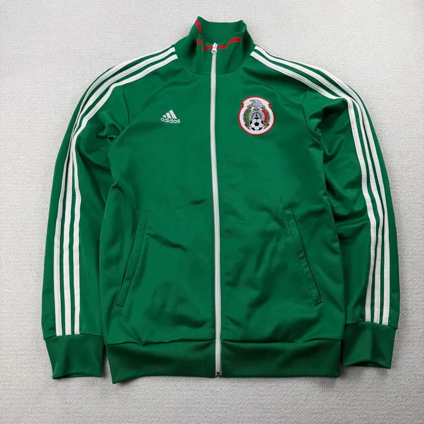 [BUNJANG] Adidas Mexico National Team Track Top Jersey Green / 아디다스 멕시코 국대 트랙탑 져지 그린