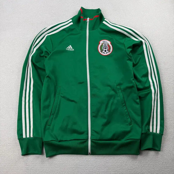 [BUNJANG] Adidas Mexico National Team Track Top Jersey Green / 아디다스 멕시코 국대 트랙탑 져지 그린
