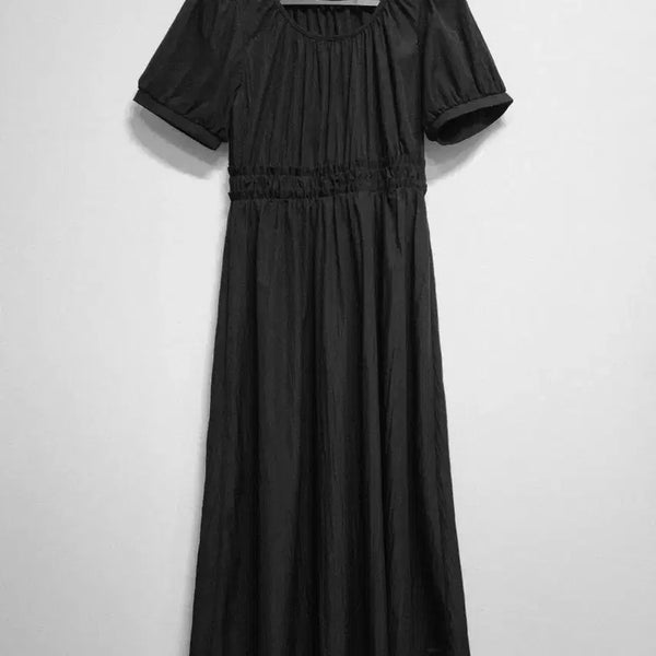 [BUNJANG] Gongu Woman Princess Line Black Dress / 공구우먼 프린세스라인 블랙 원피스