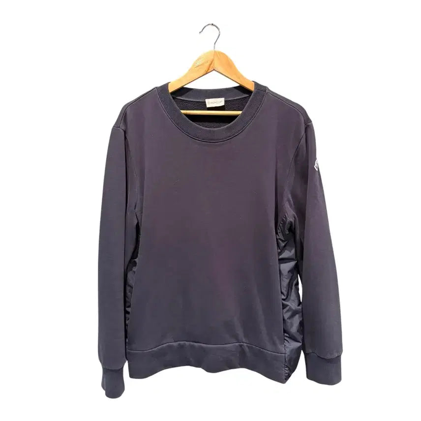 [BUNJANG] Moncler Padded Logo Sweatshirt - Size L / L / 몽클레어 패딩 로고 맨투맨