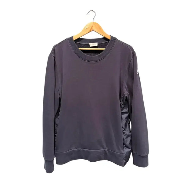 [BUNJANG] Moncler Padded Logo Sweatshirt - Size L / L / 몽클레어 패딩 로고 맨투맨