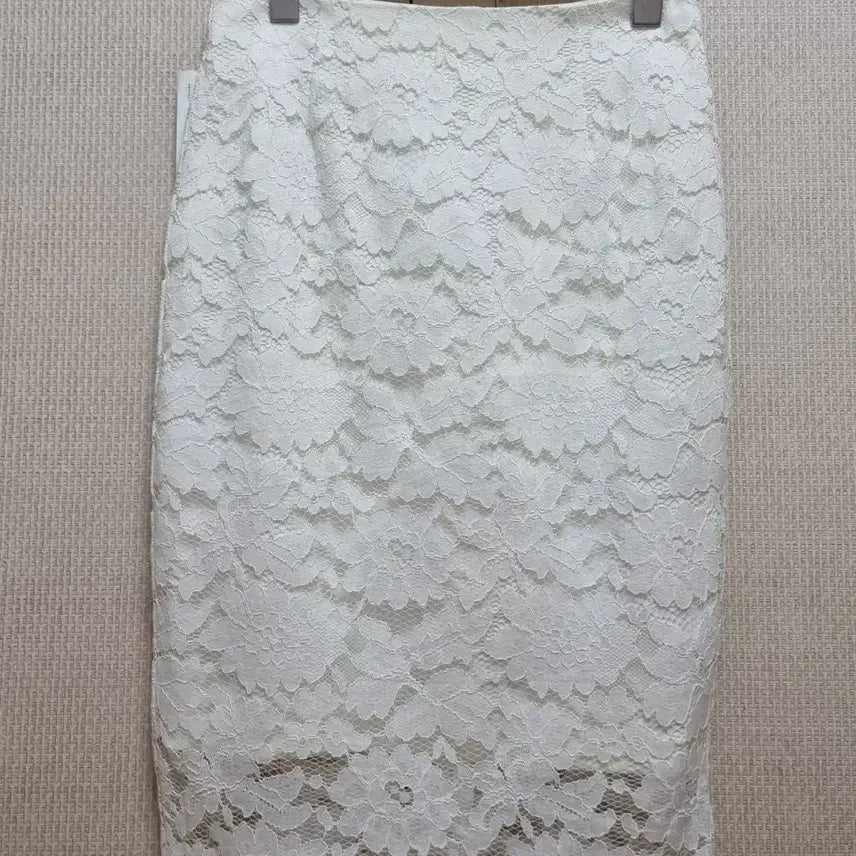 [BUNJANG] Lace Skirt (White, Beige) / (새상품) 옷가게정리 레이스 스커트