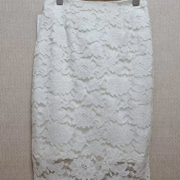 [BUNJANG] Lace Skirt (White, Beige) / (새상품) 옷가게정리 레이스 스커트