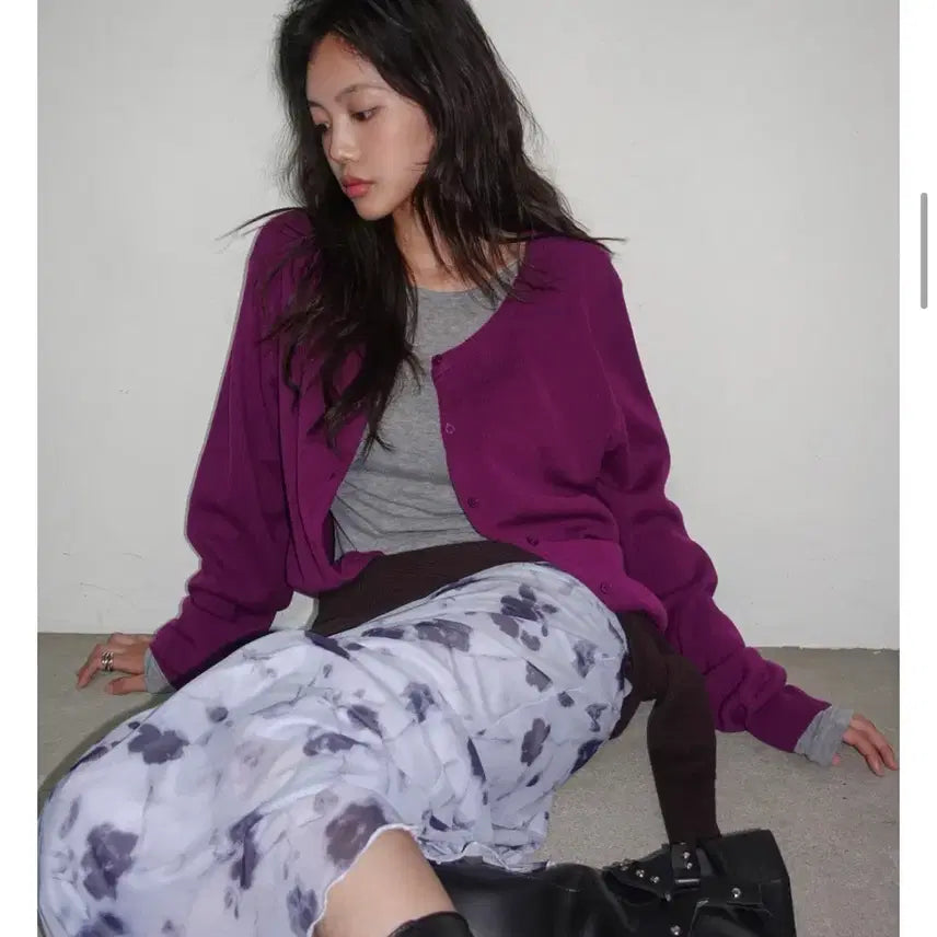 [BUNJANG] Round Cardigan / [새상품] 라운드 가디건