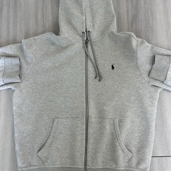 [BUNJANG] Polo Ralph Lauren Double Knit Full Zip Hoodie / 폴로 랄프로렌 더블니트 풀집 후드집업