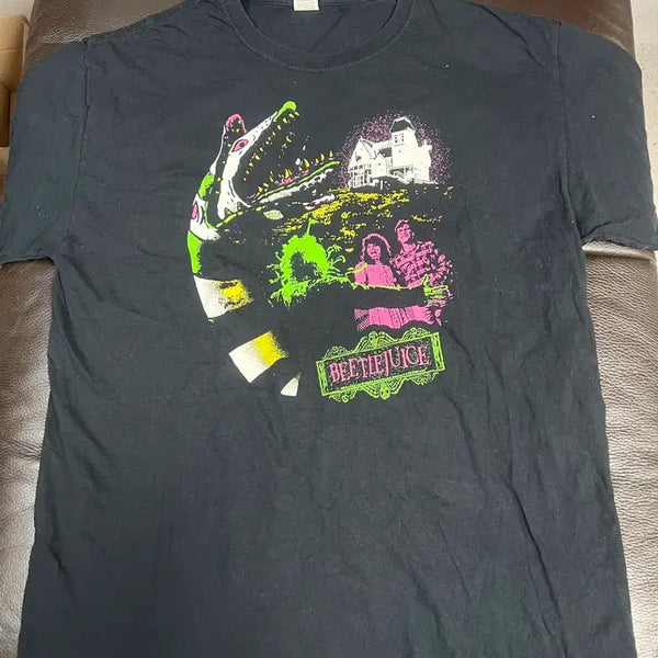 [BUNJANG] Beetlejuice Graphic T-Shirt / Usa 과일방 비틀쥬스 반팔 티셔츠