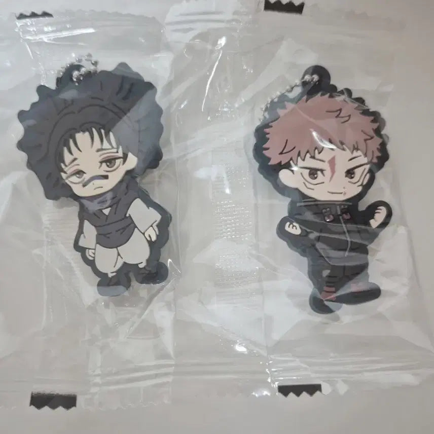 [BUNJANG] Jujutsu Kaisen Yuji Itadori Choso Death Coil Rubber Strap Keychain Bundle Set / 일괄)주술 이타도리 쵸소 사멸 키홀더 러버스트랩 가챠 키링