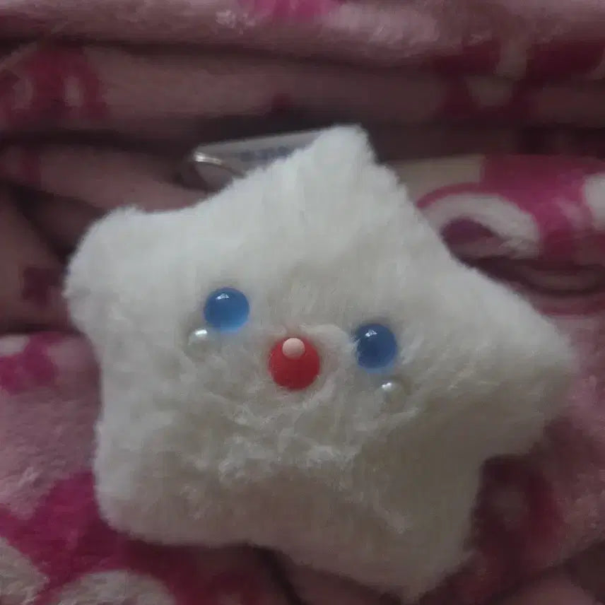 [BUNJANG] White Star Plush Keychain / 새상품:)별 인형 키링