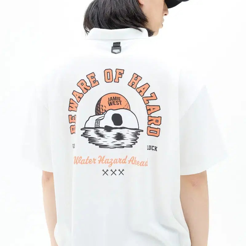 [BUNJANG] Jamie West Short-Sleeve Pique Polo Shirt / Jamie west 제이미웨스트 반팔 피케셔츠 카라