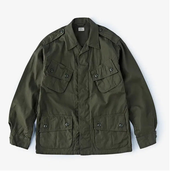 [BUNJANG] Buzz Rickson Combat Jungle Fatigue Jacket (Olive Green) XL / 버즈릭슨 br12247 컴뱃 정글 퍼티그 (올리브 그린) xl사이즈