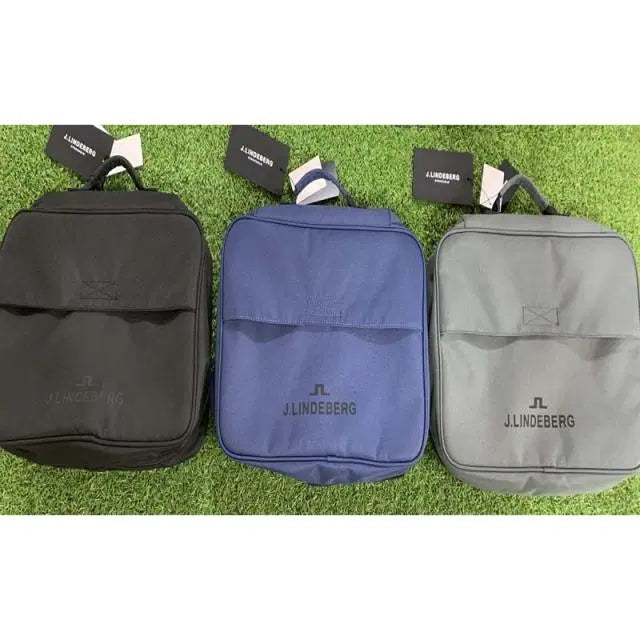 [BUNJANG] J.Lindeberg Water-Repellent Travel Pouch Navy / 제이린드버그 발수 여행 휴대용 다용도 네이비 파우치
