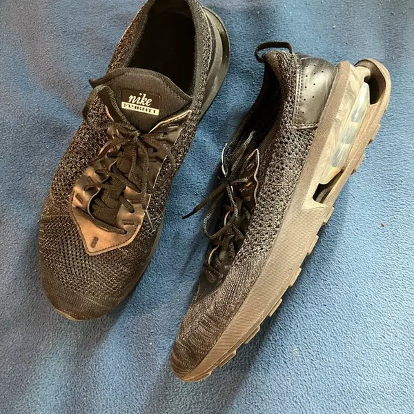 [BUNJANG] Nike Air Max Flyknit Racer All Black / [275] 나이키 에어맥스 플라이니트 레이서 올검