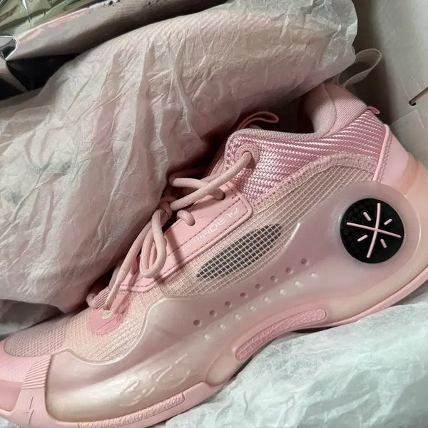 [BUNJANG] Li-Ning WOW10 Low Cherry Blossom Basketball Shoes US 9 (270mm) / (270) 리닝 wow10 low 체리블라썸