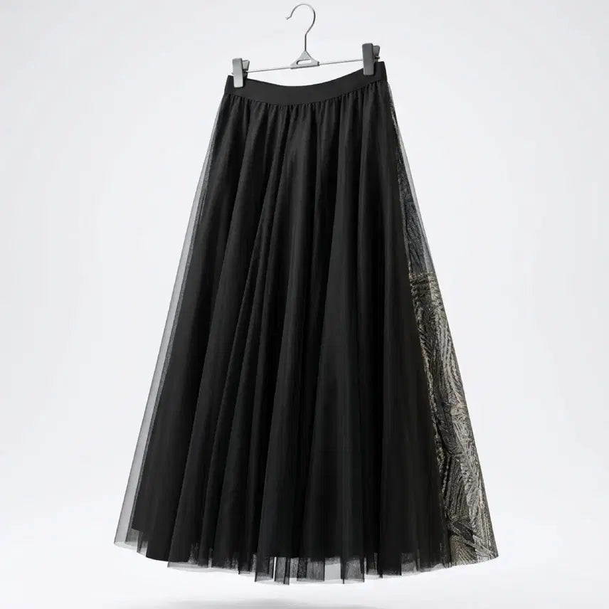 [BUNJANG] Women's Simple Banding Tulle Skirt / 여성F/ 심플리 밴딩 샤 스커트