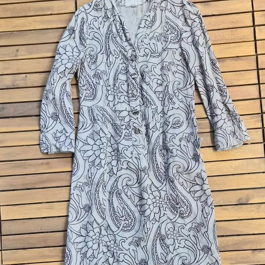 [BUNJANG] Etro Paisley Pattern Long Dress Size 42 / 에트로 페이즐리 패턴 롱 원피스42