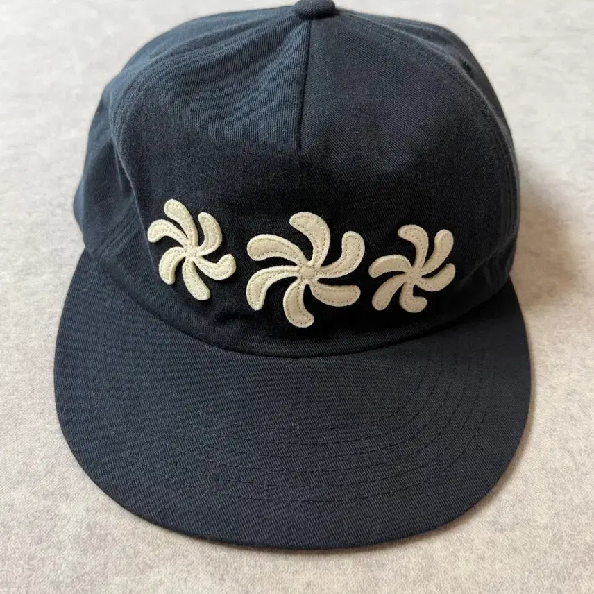 [BUNJANG] Amou SPIRAL 5-Panel Cap Black / 아모우 SPIRAL 5PANNEL CAP BLACK