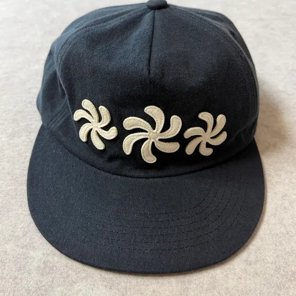 [BUNJANG] Amou SPIRAL 5-Panel Cap Black / 아모우 SPIRAL 5PANNEL CAP BLACK