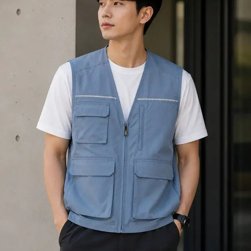 [BUNJANG] Mantis Vest Blue Size 100 / 100/맨티스 /택달린 새상품/조끼 블루색상