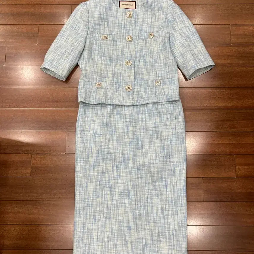 [BUNJANG] MOJO.S.FINE Tweed Setup Jacket Set / 모조에스핀 셋업 트위드자켓 S