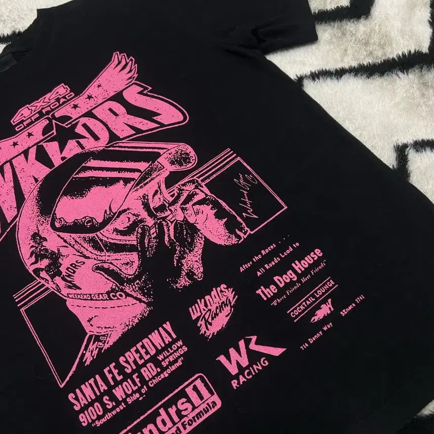 [BUNJANG] Wcanders Offroad Racing T-Shirt Black / [S]위캔더스 오프로드 레이싱 반팔/블랙