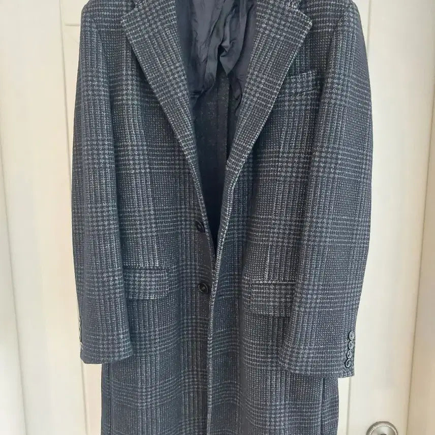 [BUNJANG] Massimo Dutti Italian Wool Check Coat Men's Size 95 / 마시모두띠 이탈리안 울 체크코트 남성 95사이즈 택포 25,000원