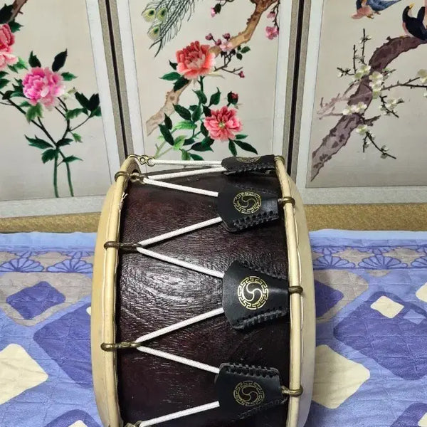 [BUNJANG] Professional Large Barrel Drum (Beop Sa Buk) with Accessories / 법사북 (법사장구) 무속 고장